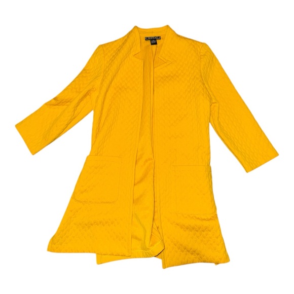 NYCC Women's Long Sleeve
Gold Open Front Jacket
Quilted Cardigan - Picture 2 of 5